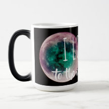 I love you to the moon and back Morphed Mug