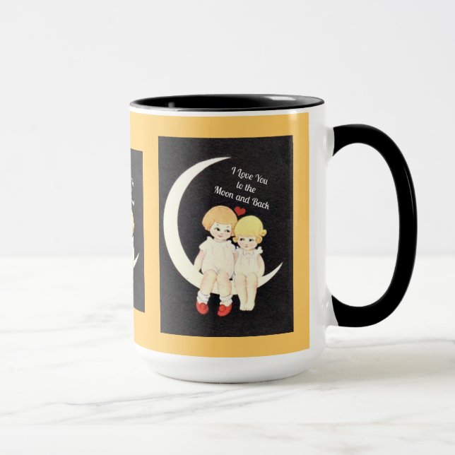 I Love You to the Moon and Back Mug (Right)