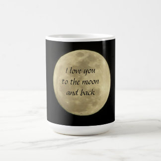 I love you to the moon and back mug