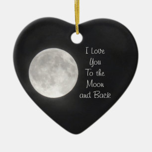 I Love You To The Moon And Back Ornament
