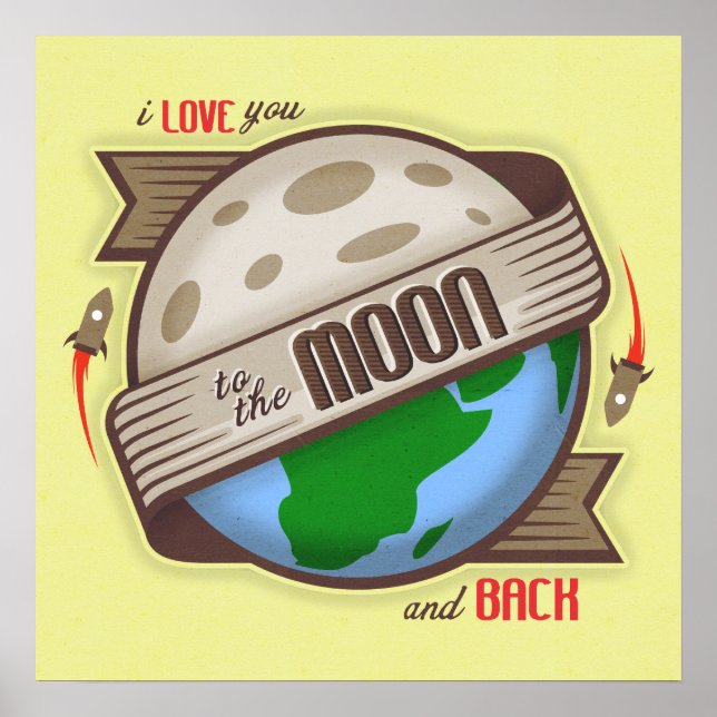 I Love You To The Moon And Back - Poster (Front)