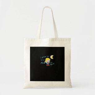 I Love You To The Moon And Back Repeating Love Quo Tote Bag