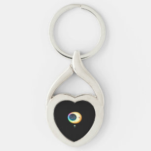 I Love You To The Moon And Back Romantic Keepsake  Key Ring