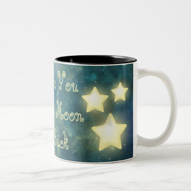 I Love You To The Moon and Back Star Mug (Right)