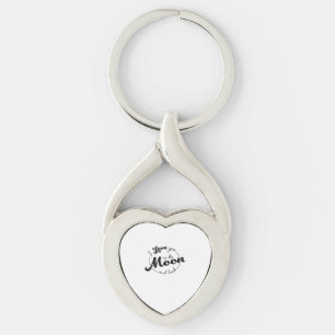 I Love You To The Moon And Back Timeless Love Desi Key Ring