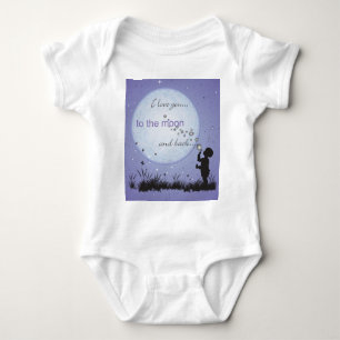 I Love You to the Moon and Back-Unique Gifts Baby Bodysuit