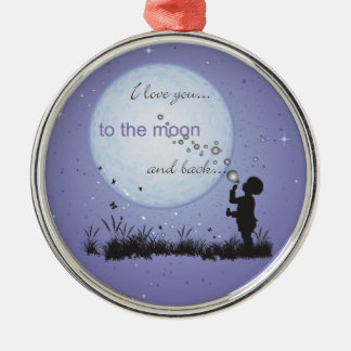 I Love You to the Moon and Back-Unique Gifts Metal Tree Decoration