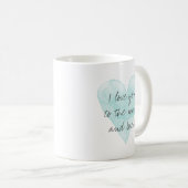 I love you to the moon and back water colour heart coffee mug (Front Right)