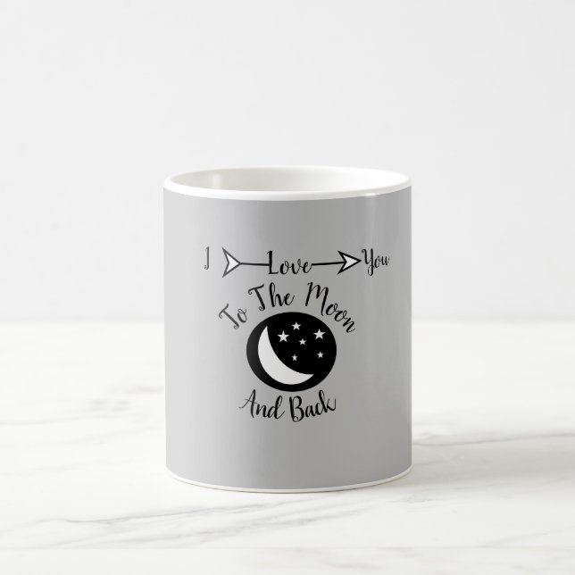 I Love you to the moon & back mug (Center)