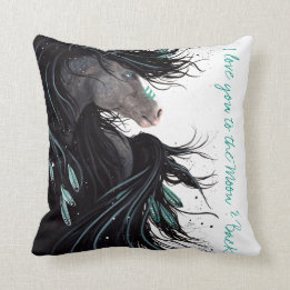 I Love you to the Moon & Back Pillow by Bihrle