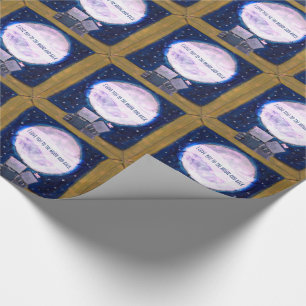 I Love You To The Moon & Back Robots Wrapping Paper
