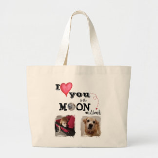 I Love You to the Moon Tote Bag