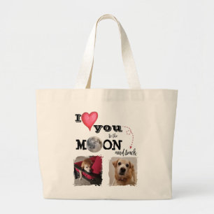 I Love You to the Moon Tote Bag