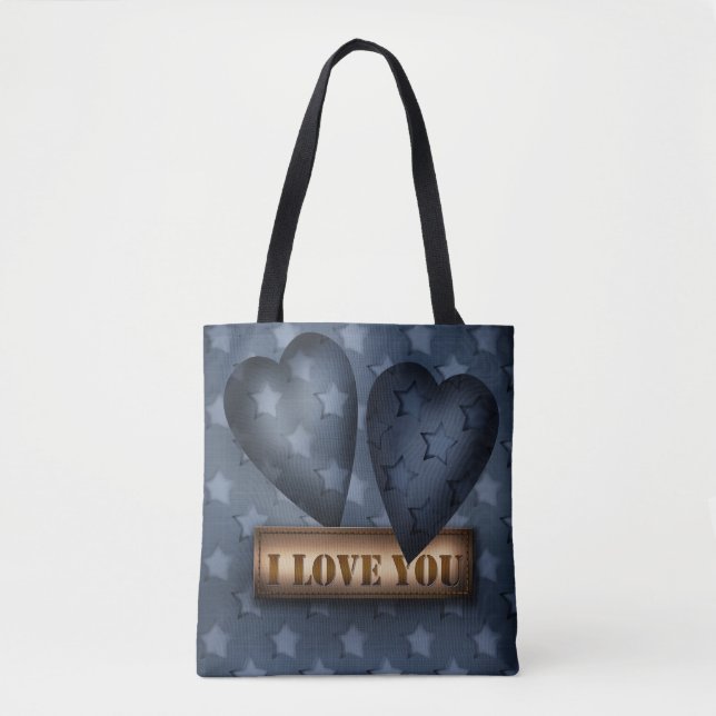 I love you tote bag (Front)