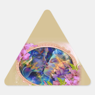 I love you triangle sticker