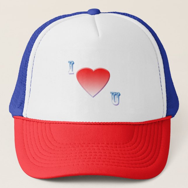 I love you trucker hat (Front)