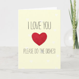 I love you v-day card. holiday card