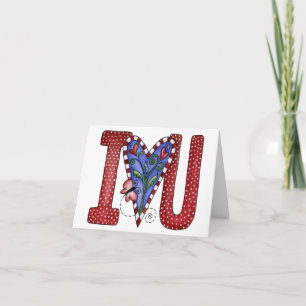 I Love You - Valentine Card