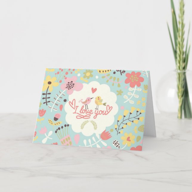 I Love You - Valentine's Day Card (Front)