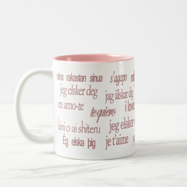I Love You Valentines Day Mug (Left)