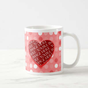 I Love You Valentine's Day Photo Template Mug