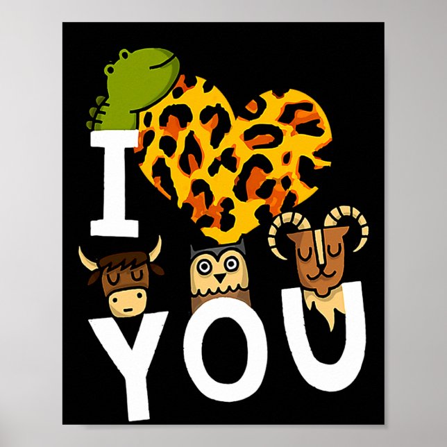 I Love You Valentines Day Romance For  Poster (Front)