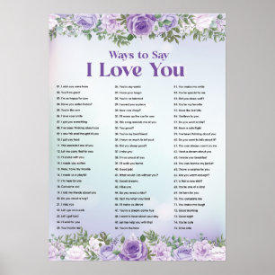 I Love You Wall Print, Digital Download Print