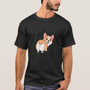 I Love You With All My Butt Adorable Corgis Dog T-Shirt
