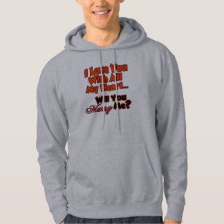 I love you with all of my heart hoodie