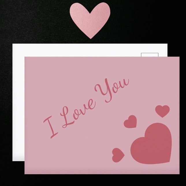 I Love You with Hearts Postcard (I Love You with Hearts Postcard)