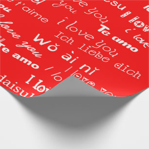 I Love You Wrapping Paper