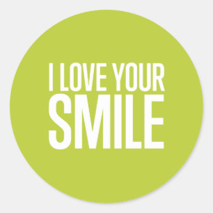 I Love Your Smile Sticker