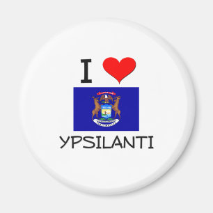 I Love Ypsilanti Michigan Magnet