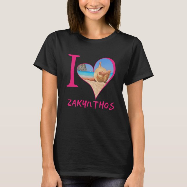 I love Zakynthos Grecee T-Shirt (Front)