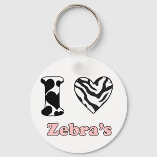 I love Zebra's Key Ring