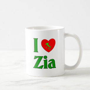 I Love Zia (Italian Aunt) Coffee Mug