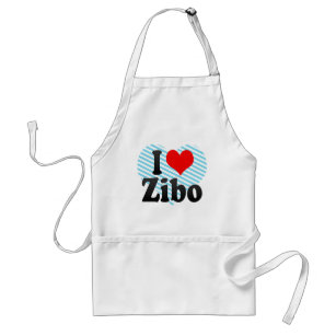 I Love Zibo, China. Wo Ai Zibo, China Standard Apron