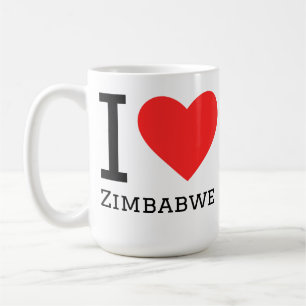 I love zimbabwe coffee mug