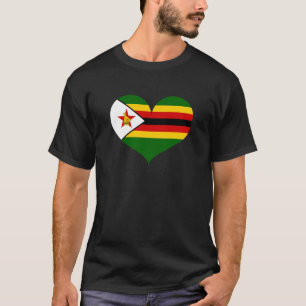 I Love Zimbabwe Flag T-Shirt