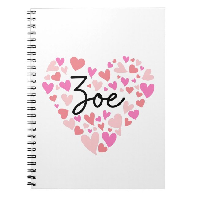 I love Zoe Notebook (Front)