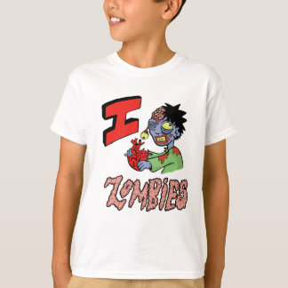 I LOVE ZOMBIES finished 3 T-Shirt