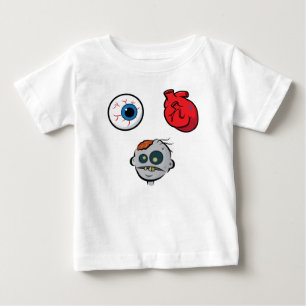 I Love Zombies Infant Long Sleeve Baby T-Shirt