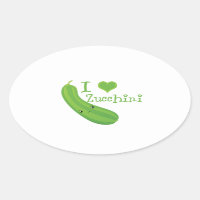 I Love Zucchini Smiling Kawaii Zucchini