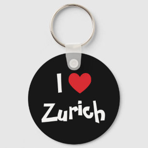 I Love Zurich Key Ring