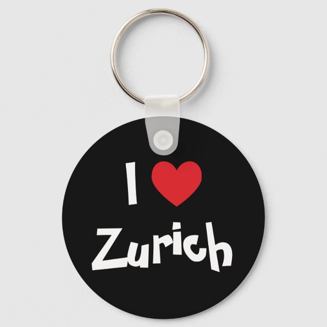 I Love Zurich Key Ring (Front)