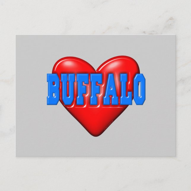 I LoveBuffalo Postcard (Front)