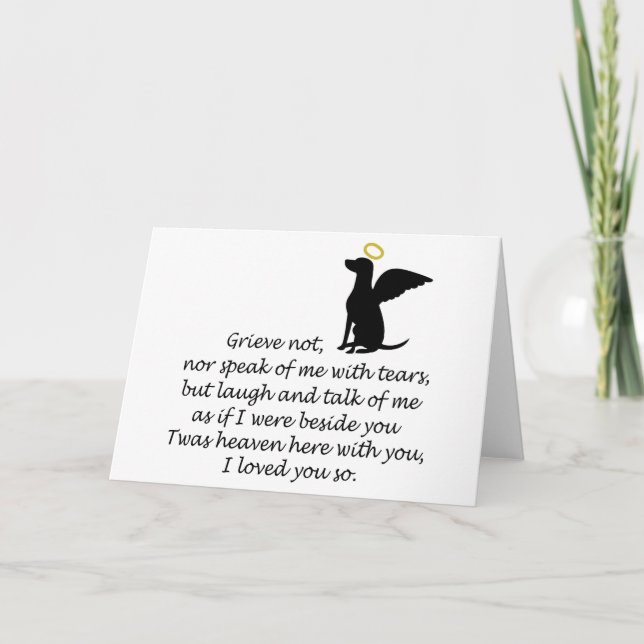 I Loved You So Card (Front)