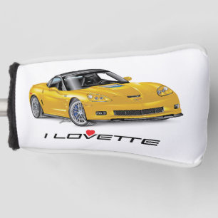 I LOVETTE® UNIQUE Auto Art Design Golf Head Cover
