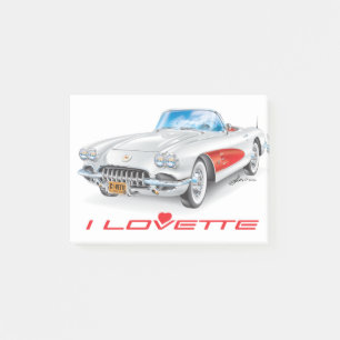 I LOVETTE UNIQUE CAR DESIGN POST-IT NOTES