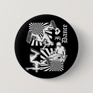 I LUV Dance-W 6 Cm Round Badge
